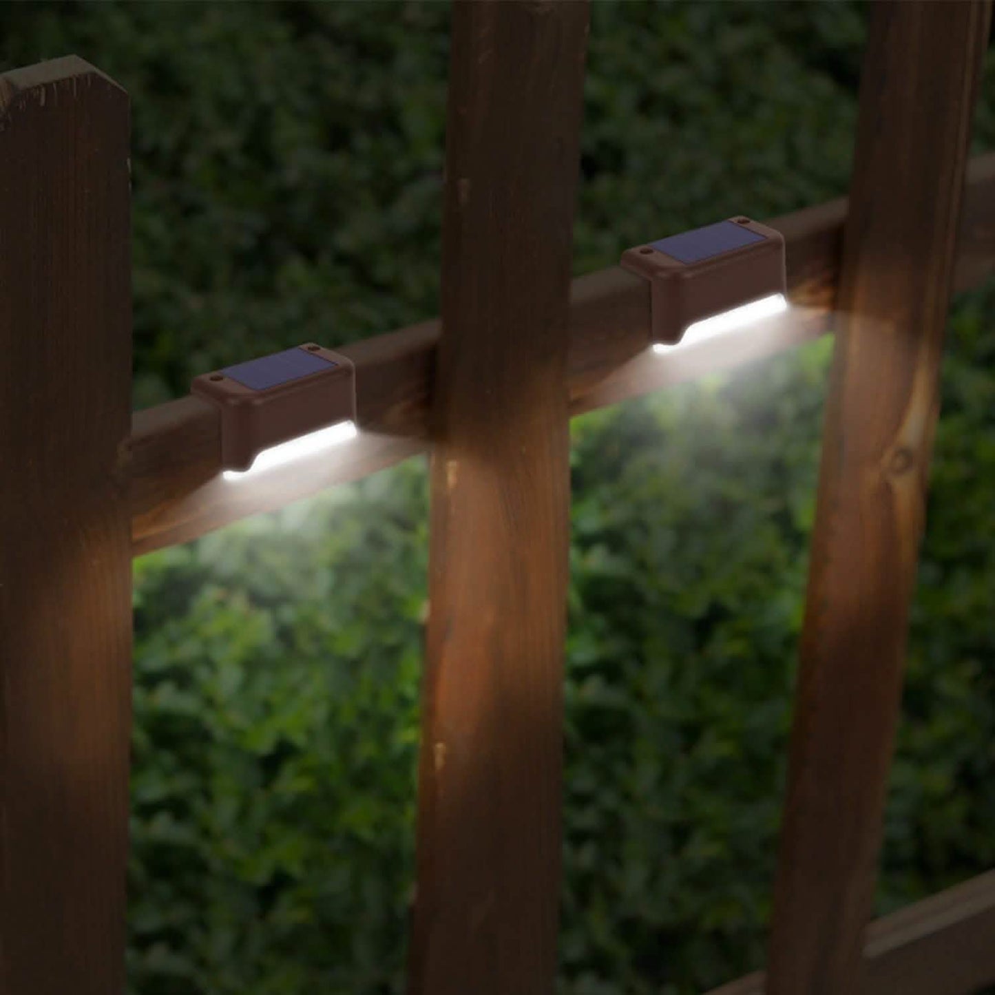 4-Piece: Solar Powered LED Step Lights DailySale
