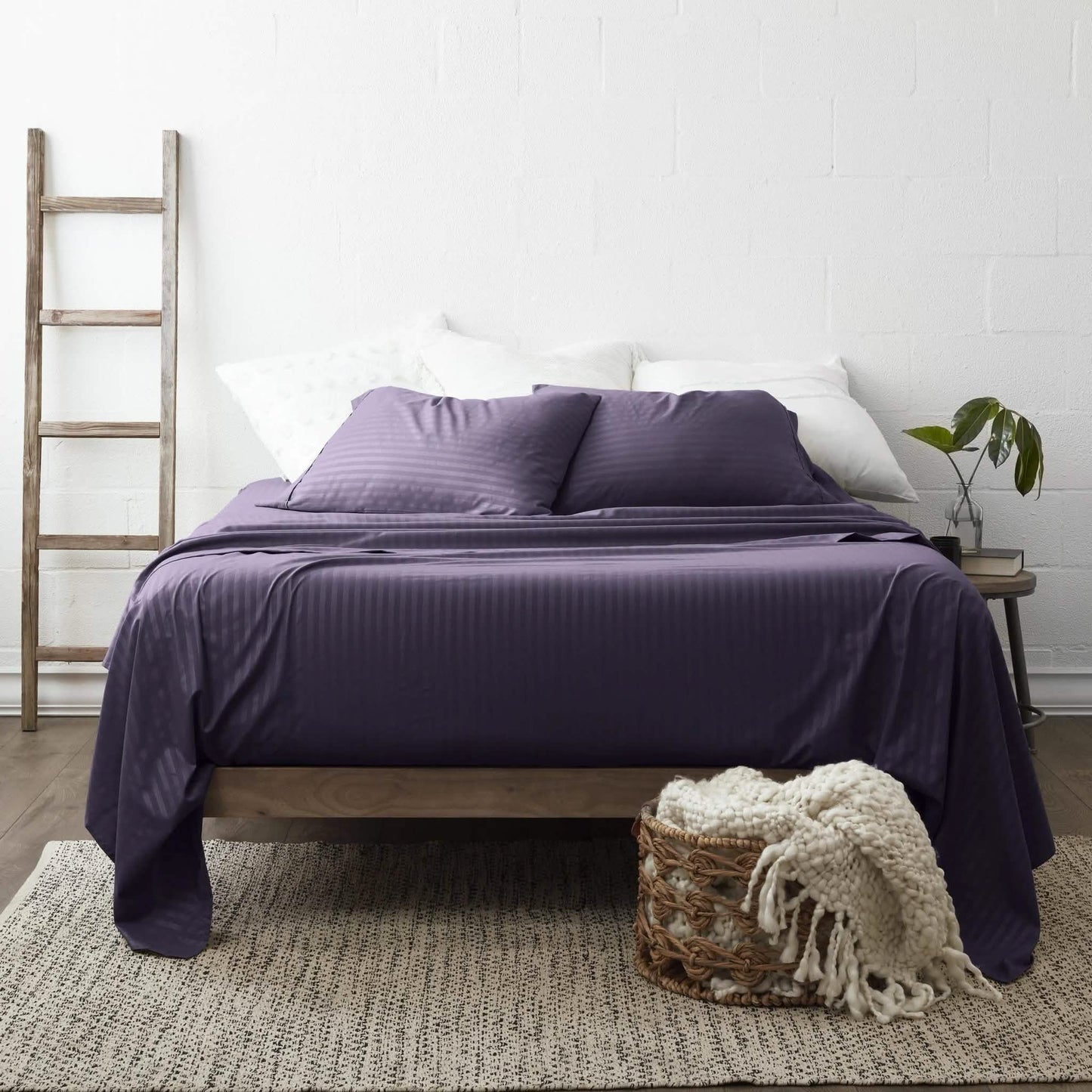 4-Piece Striped Embossed Sheet Set DailySale