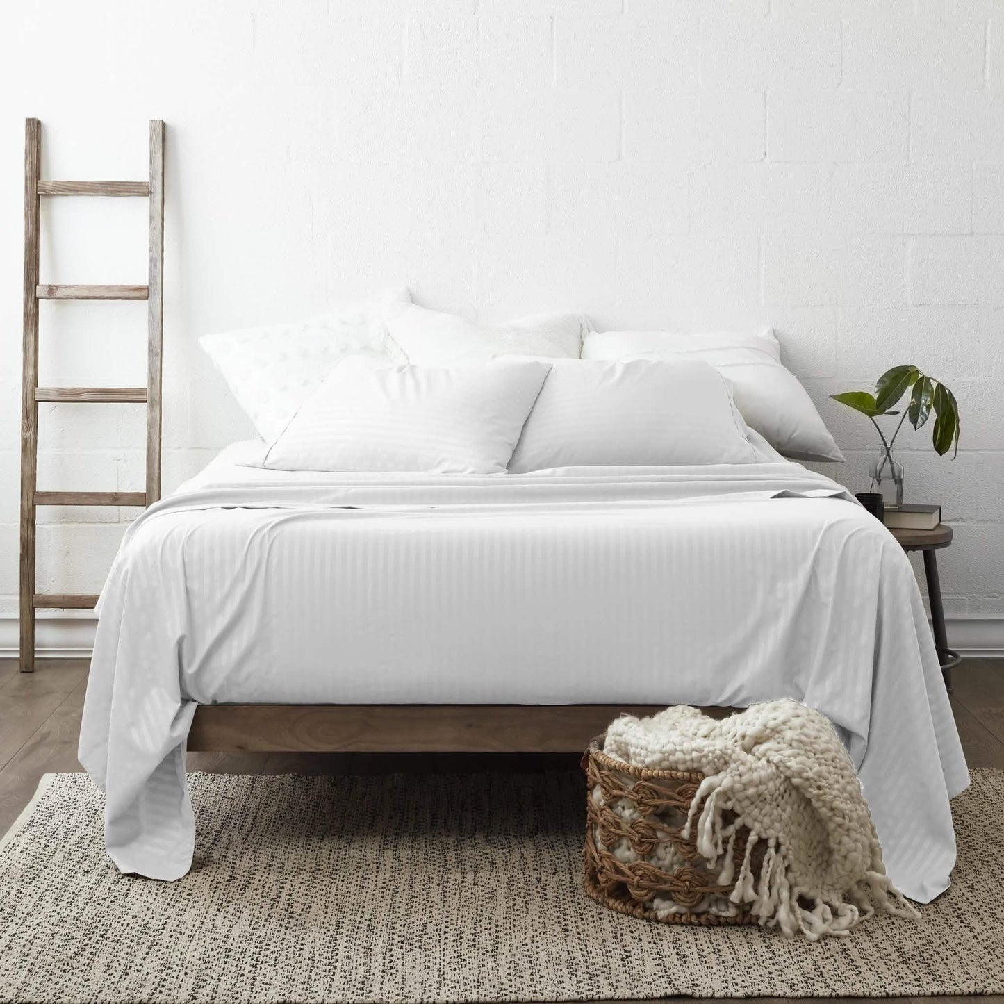 4-Piece Striped Embossed Sheet Set DailySale