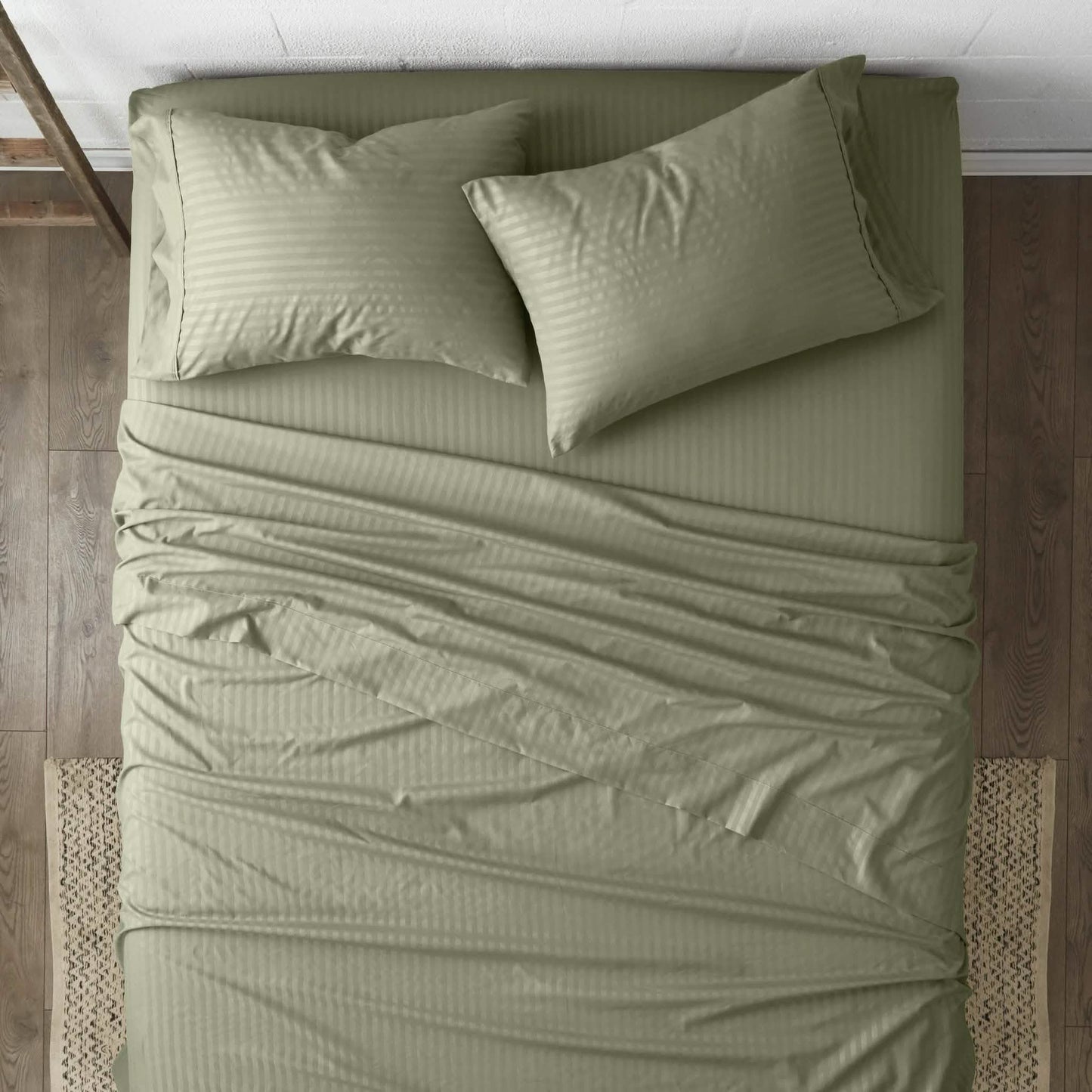 4-Piece Striped Embossed Sheet Set DailySale