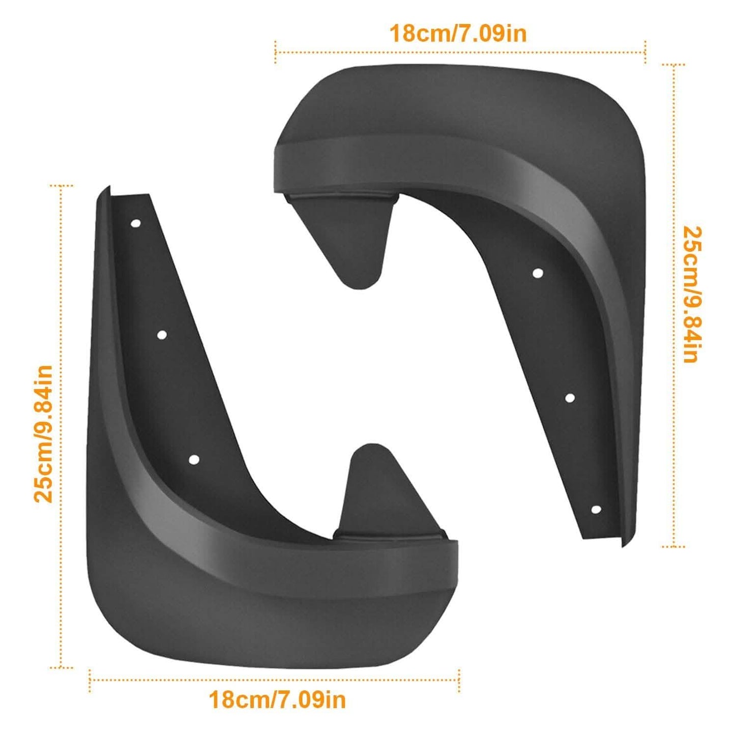 4-Piece: Universal Fit Car Mudguard Flaps DailySale