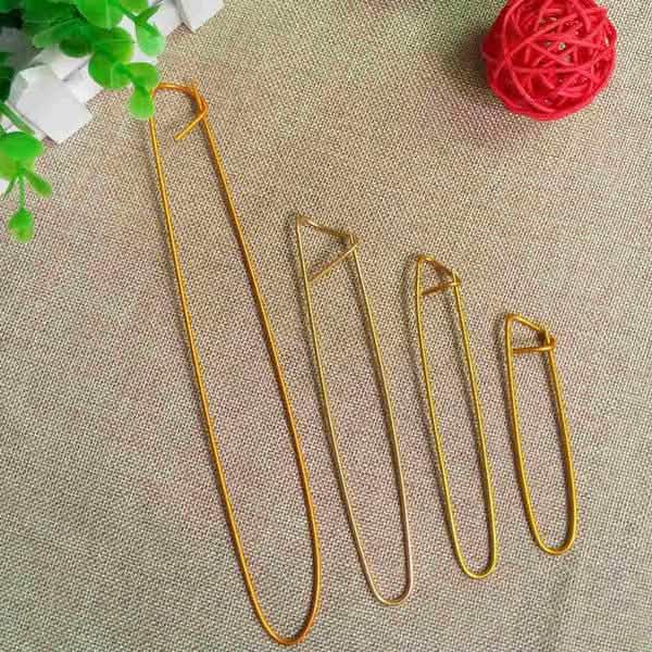 4-Pieces: Aluminum Stitch Holders Pins Knit Knitting Needles Crochet Hooks DailySale