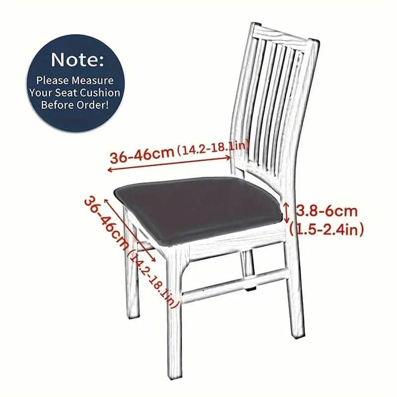 4-Pieces: Solid Color Brushed High Elastic Chair Cover DailySale