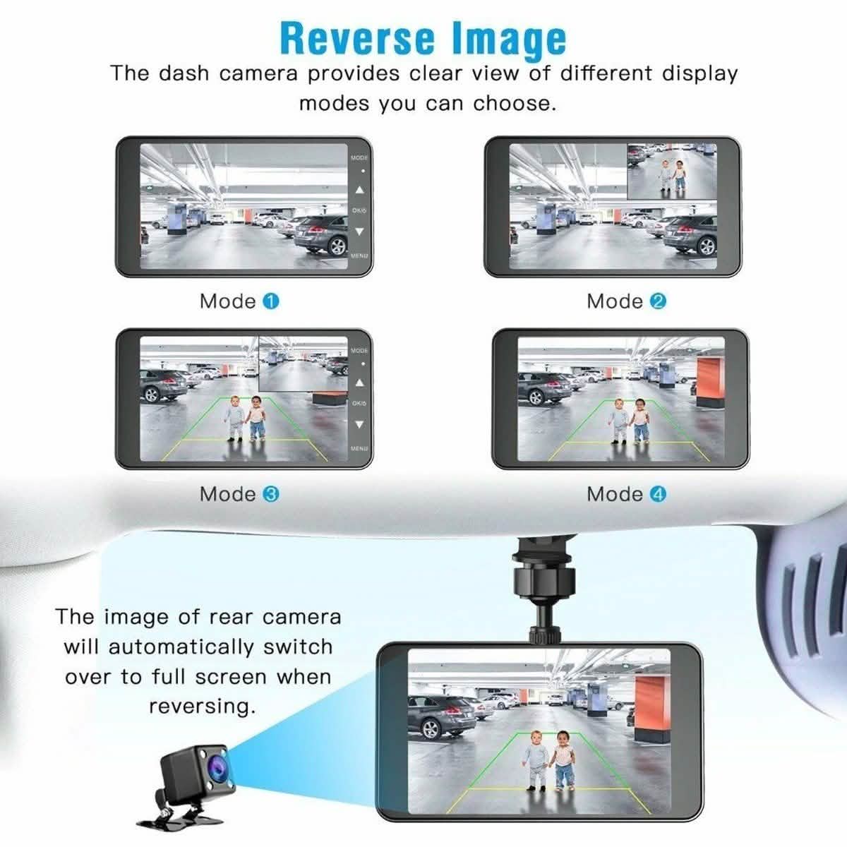 4" Vehicle 1080P Car Dashboard DVR Camera Video Recorder G-Sensor Dash Cam DailySale