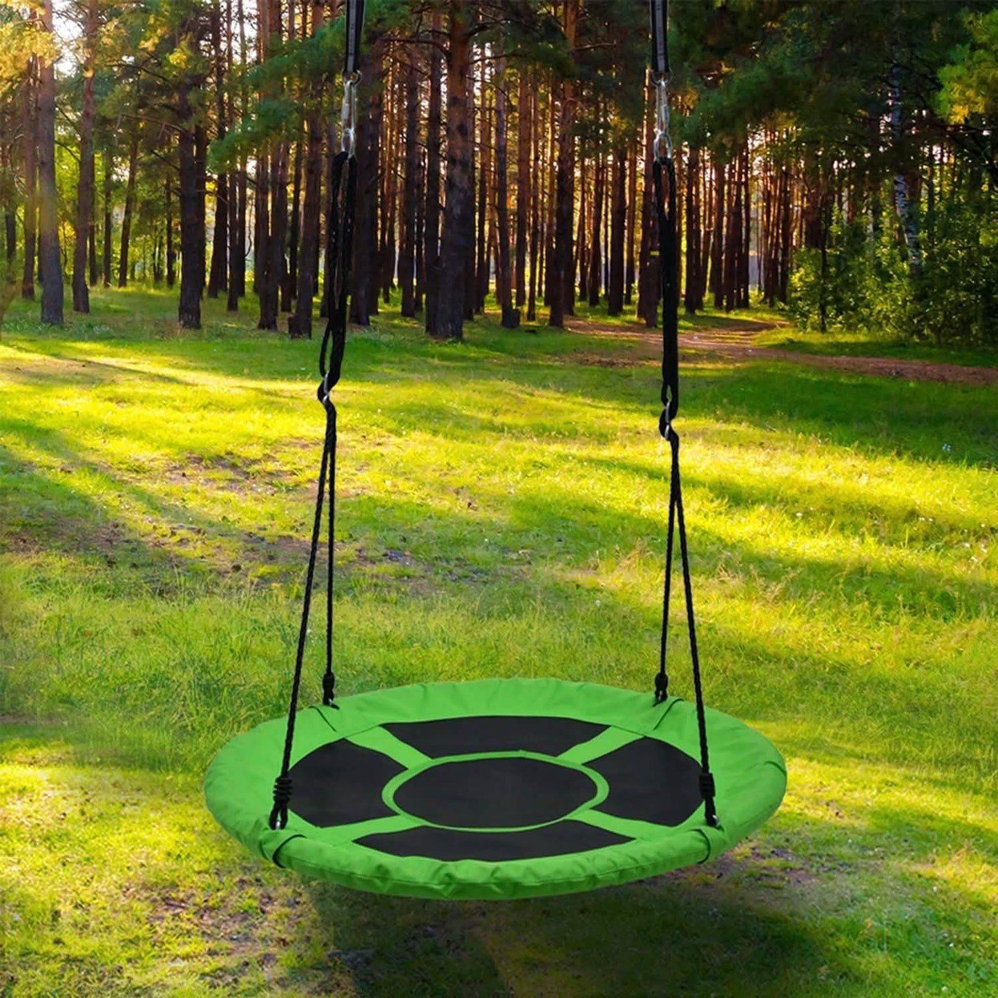 40" Flying Saucer Tree Swing Chair Kids Round Hanging Rope Seat DailySale