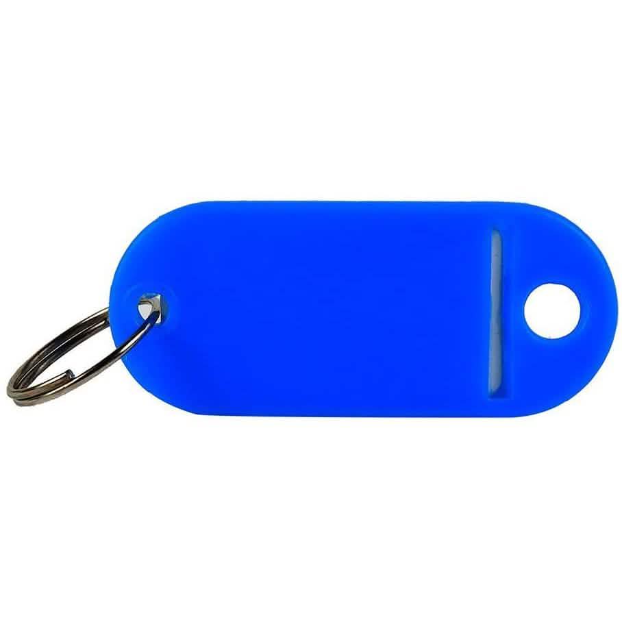 40-Pack: Uniclife Tough Plastic Key Tags with Split Ring Label Window DailySale
