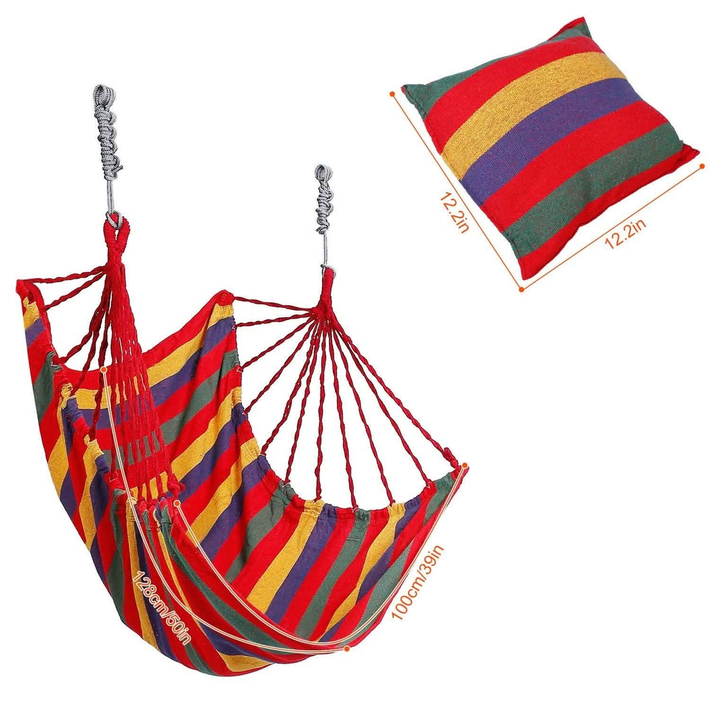 440lbs Hanging Hammock with 2 Pillows DailySale