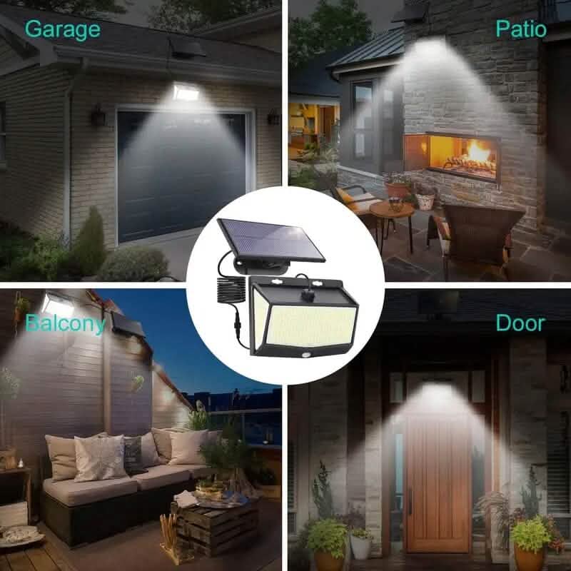 468 LED Solar Motion Sensor Security Outdoor Light DailySale