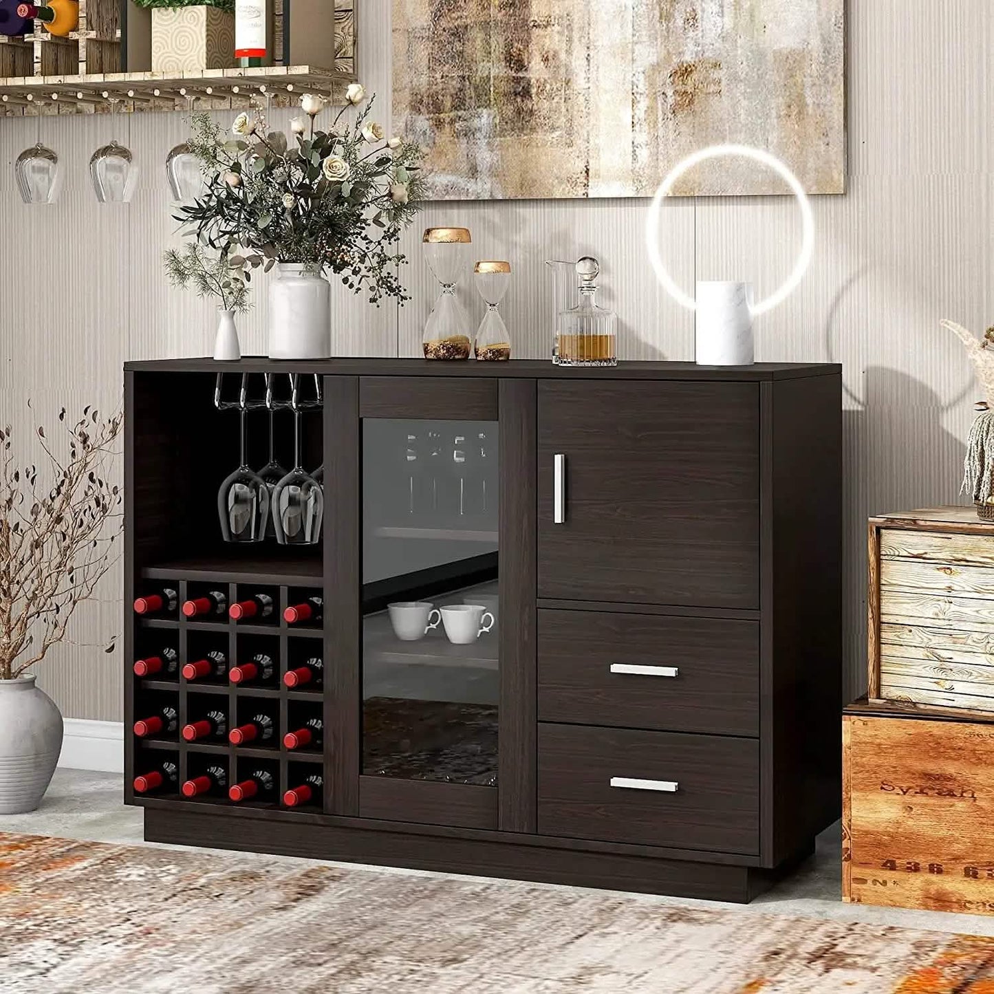 47" Console Dining Table Buffet Sideboard DailySale