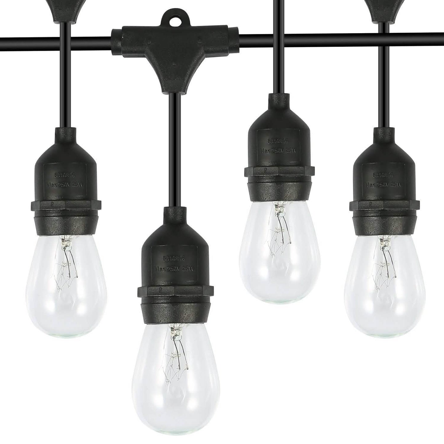 48ft Outdoor String Light Waterproof Patio String Lights Bulbs DailySale