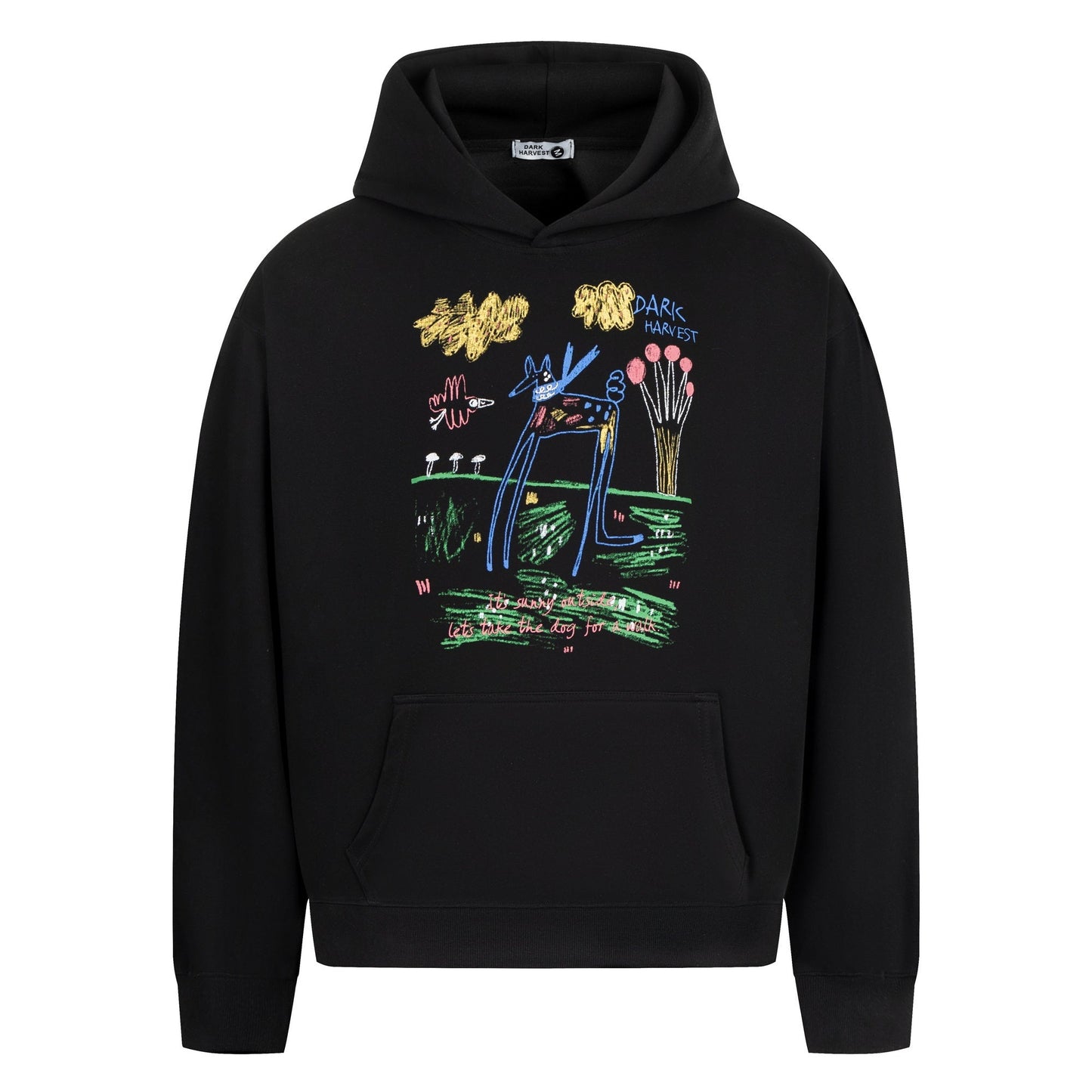 Abstract Animal Print Graffiti Hoodie - Street Art Aesthetic | LuxuryUrbanwear - Luxuryurbanwear