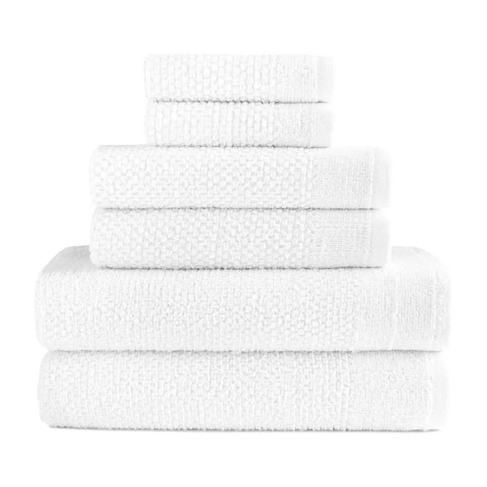 6-Piece: Dan River Popcorn Cotton Bath Towel Set DailySale