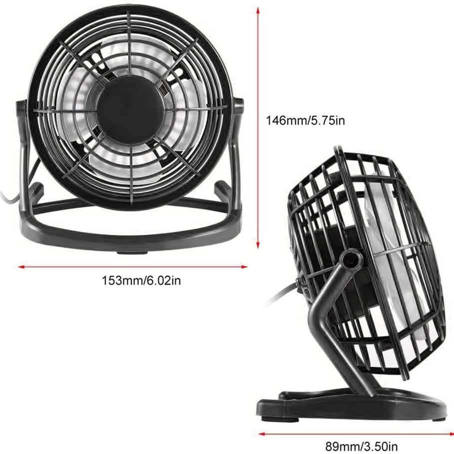 5-Inch USB Personal Desk Fan DailySale