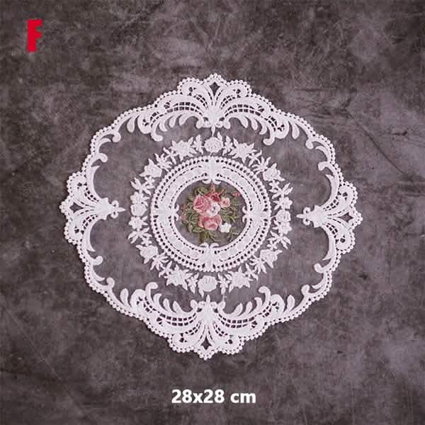 5-Pack: 3 Styles Vintage Lace Embroidery Placemat DailySale