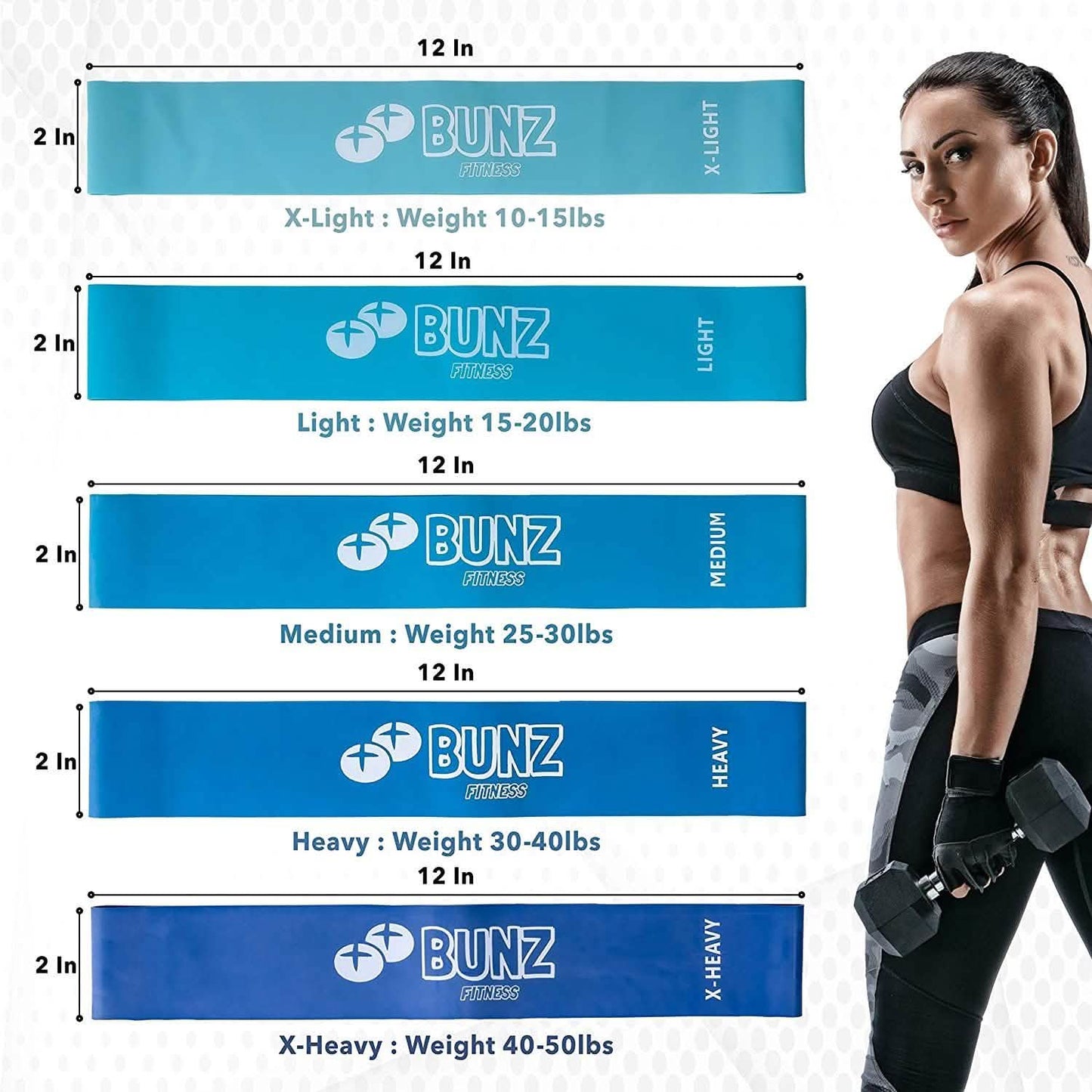 5-Pack: Bunz Fitness Booty Band DailySale