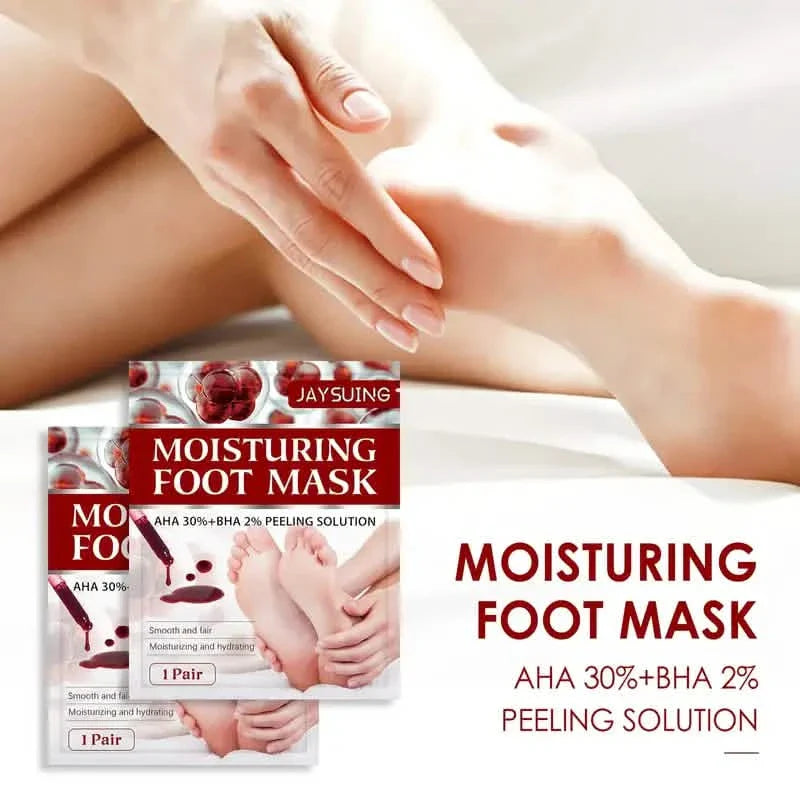 5-Pack: JAYSUING AHA 30% BHA 2% Peeling Solution Foot Mask DailySale