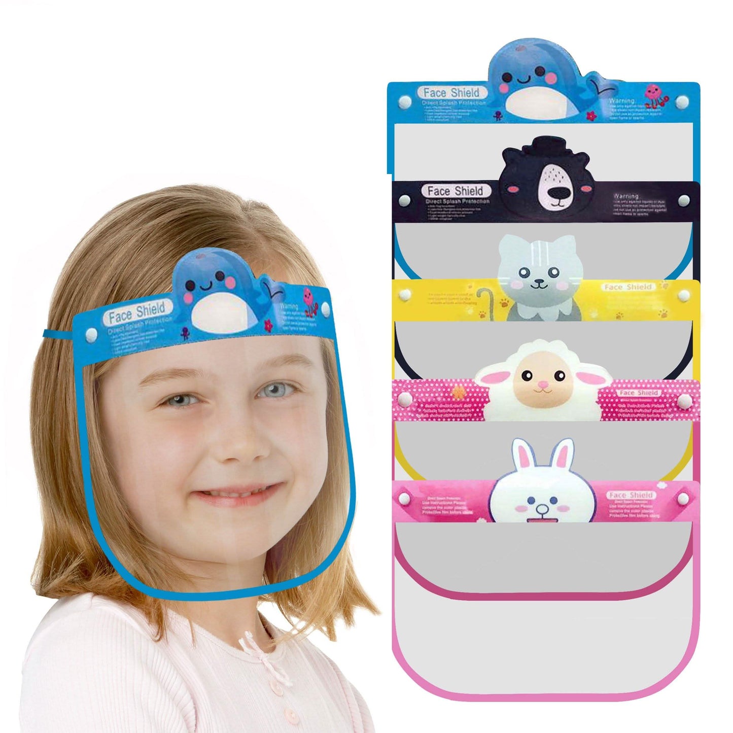 5-Pack: Kids Face Shield DailySale