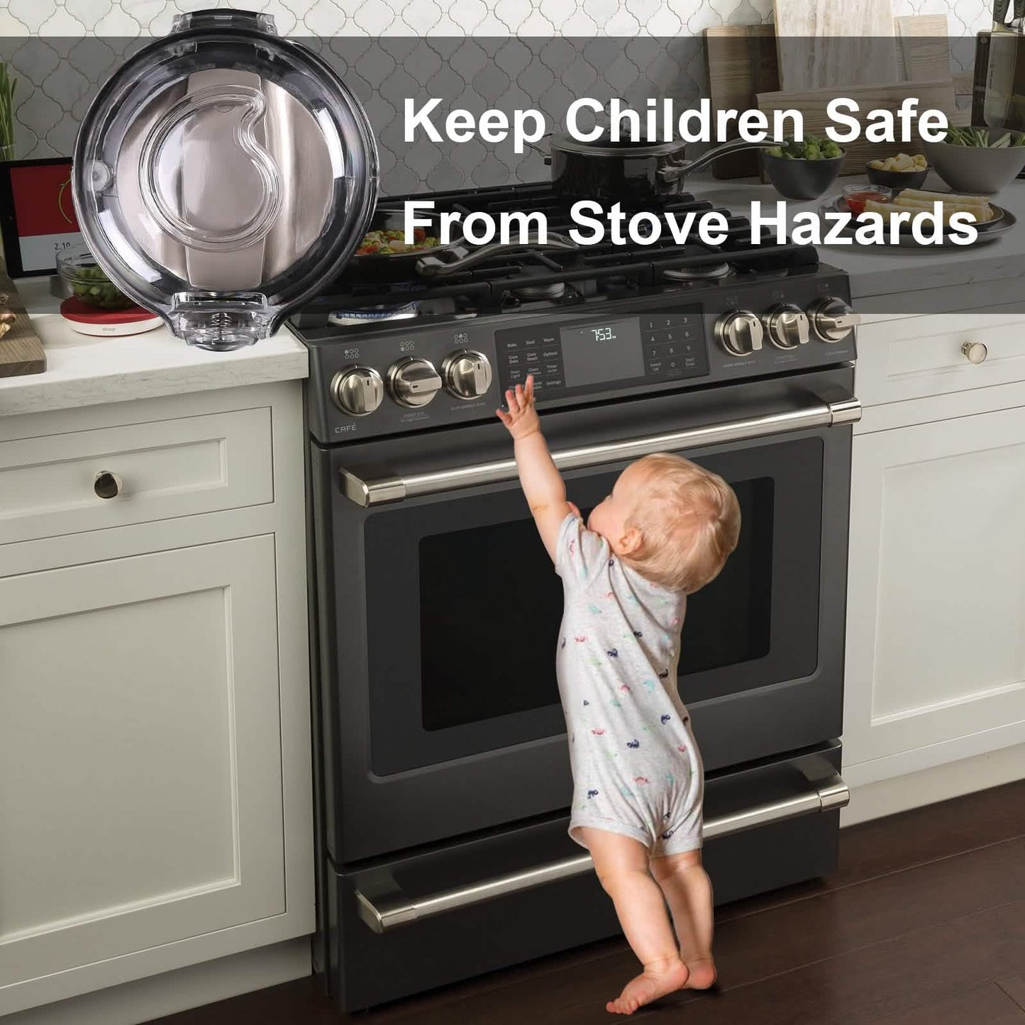 5-Pack: Kitchen Gas Electric Stove Knob Safety Covers DailySale