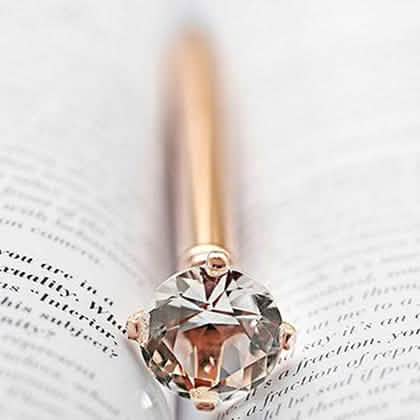 5-Pack: Multi-Color Diamond Ballpoint Pens DailySale