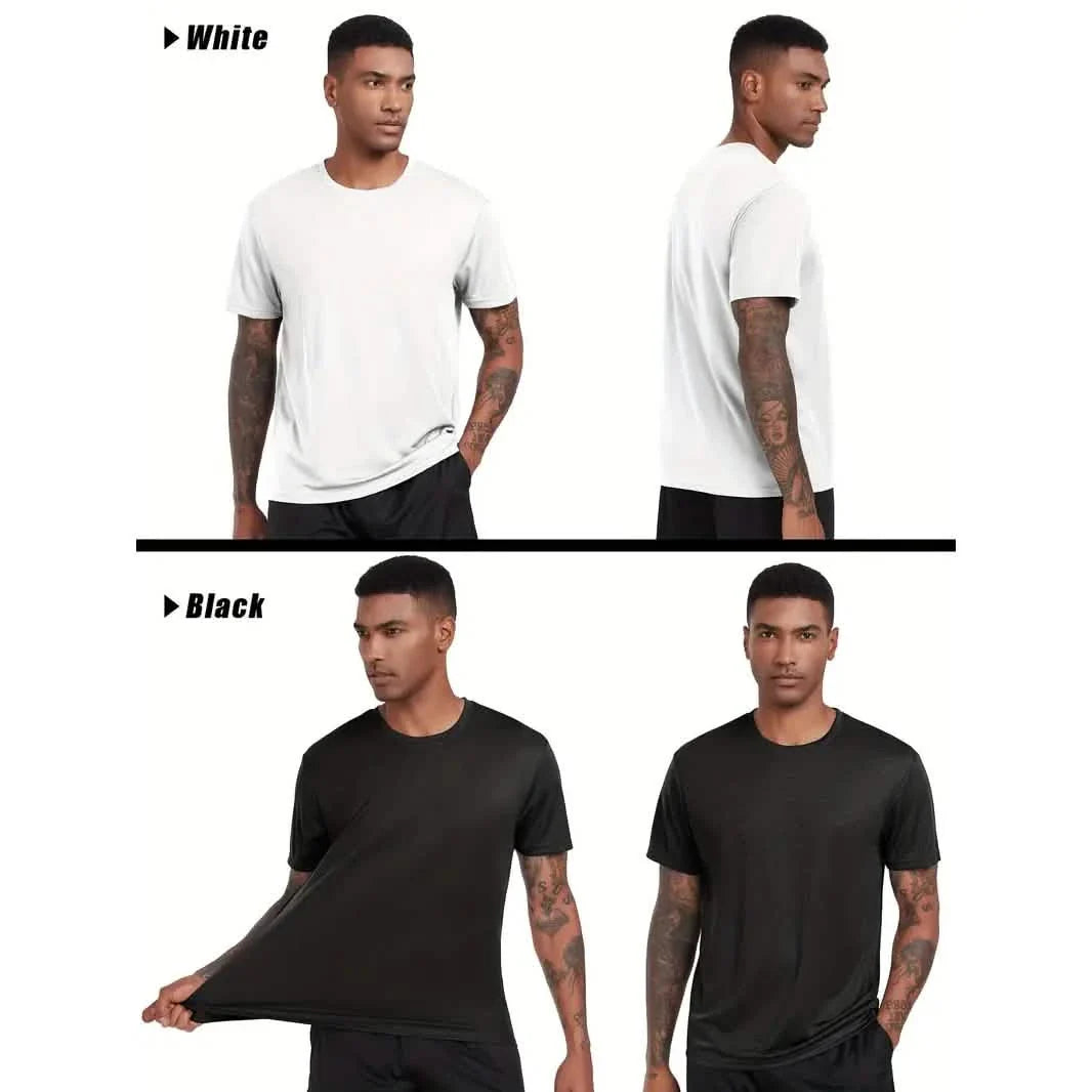5-Pack: Quick Dry Men's T-Shirts Sport Short Sleeve DailySale