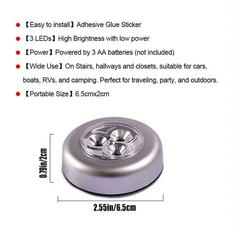 5-Pack: Touch Activated LED Lights DailySale