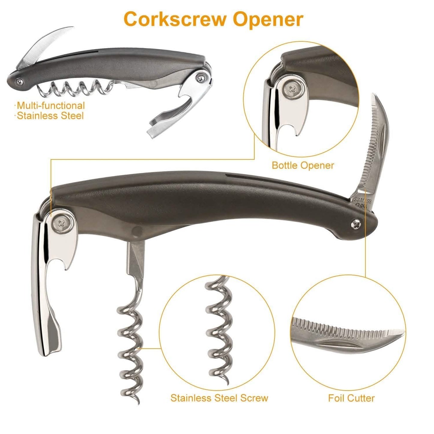 5-Pack: Wine Bottle Opener Set DailySale