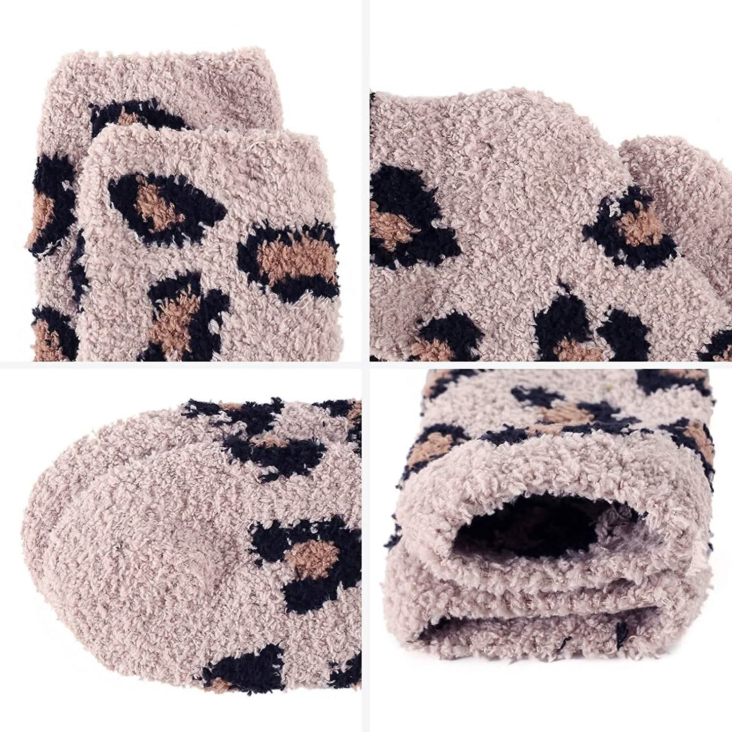 5-Pair: Womens Fuzzy Socks Winter Slipper Socks DailySale