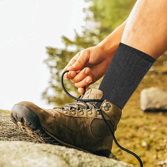 5-Pairs: Men's Warm Thick Merino Lamb Wool Socks for Winter Cold Weathers DailySale