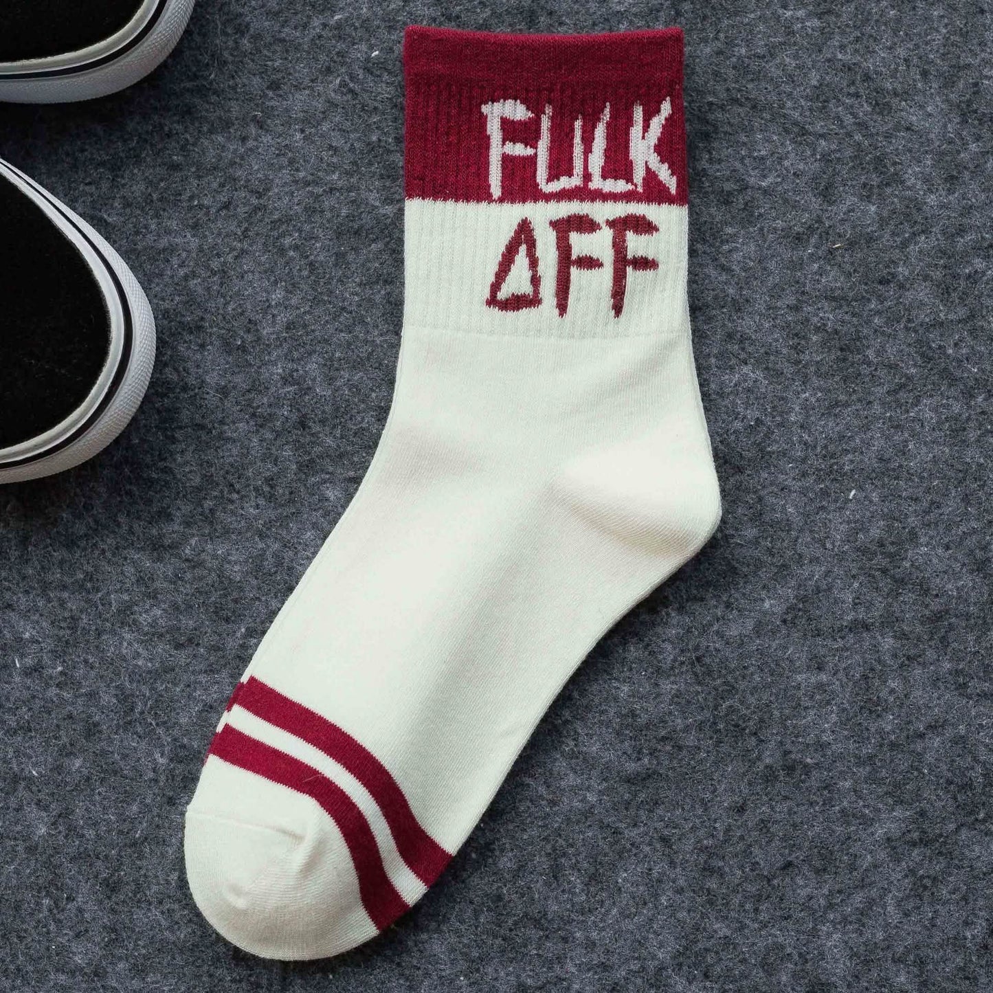 5-Pairs Unisex English Letter Street Fashion Cool Socks DailySale