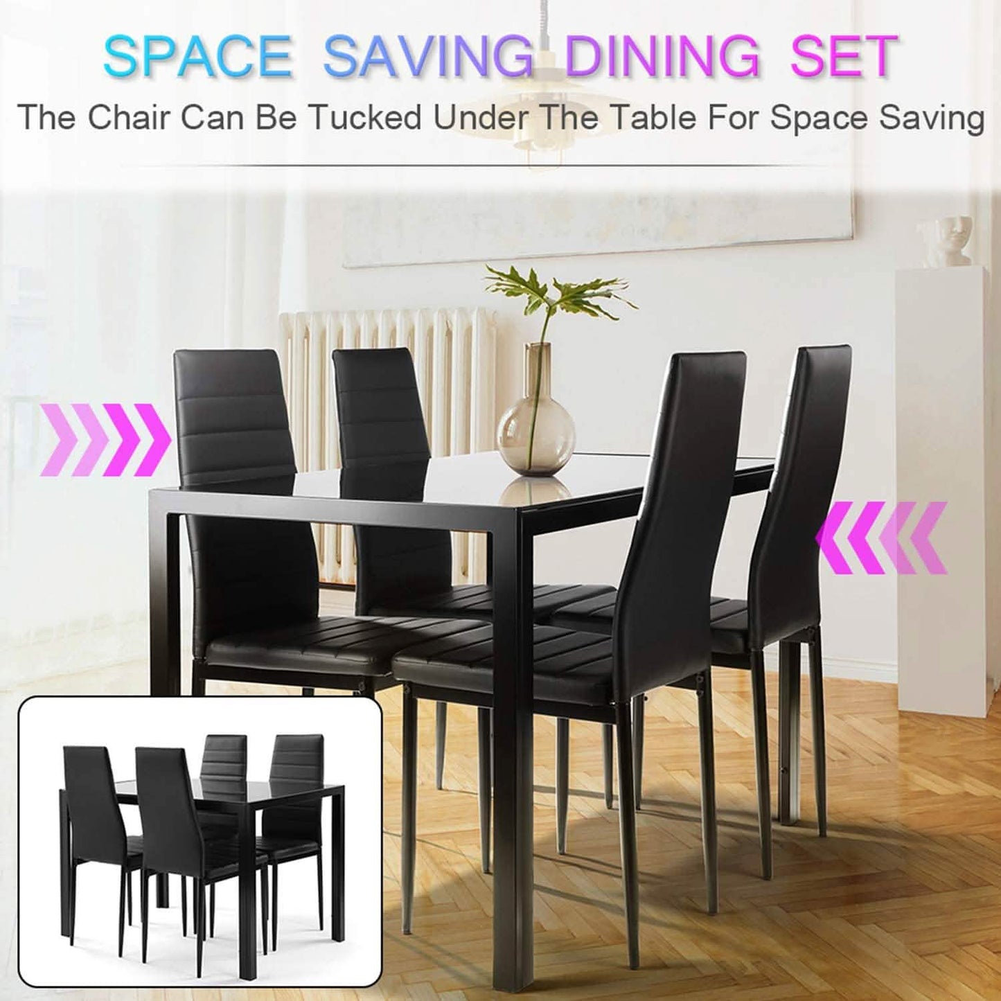 5-Piece: Dining Table Set DailySale