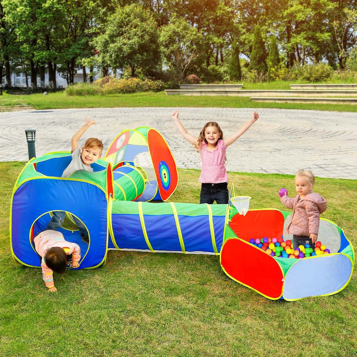 5-Piece: Pop Up Playhouse Kids Ball Pit Tents DailySale