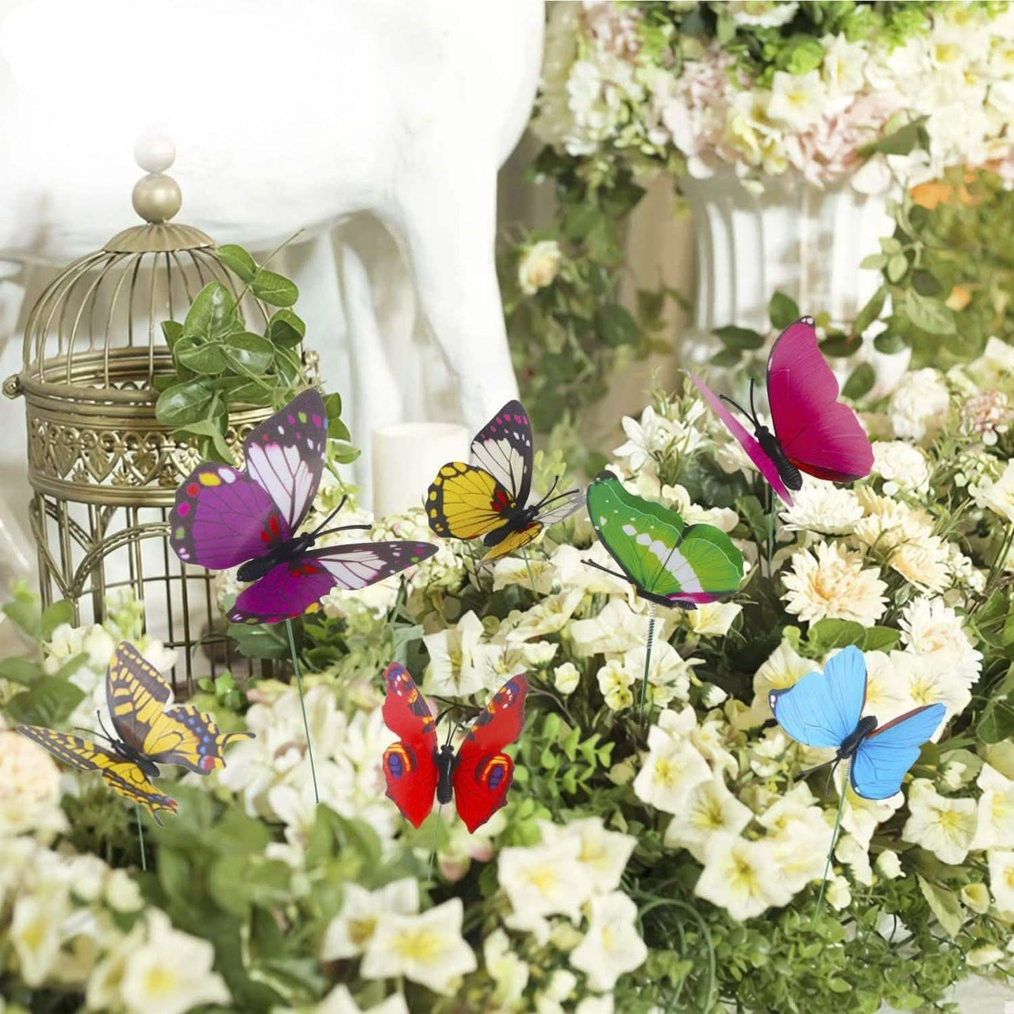 50-Piece: Butterfly Stake Ornament DailySale
