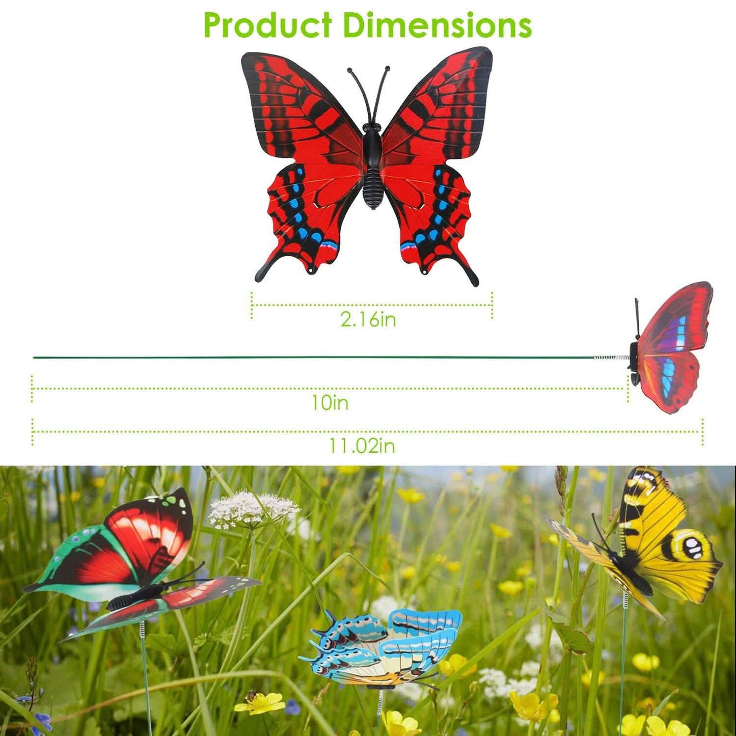 50-Piece: Butterfly Stake Ornament DailySale