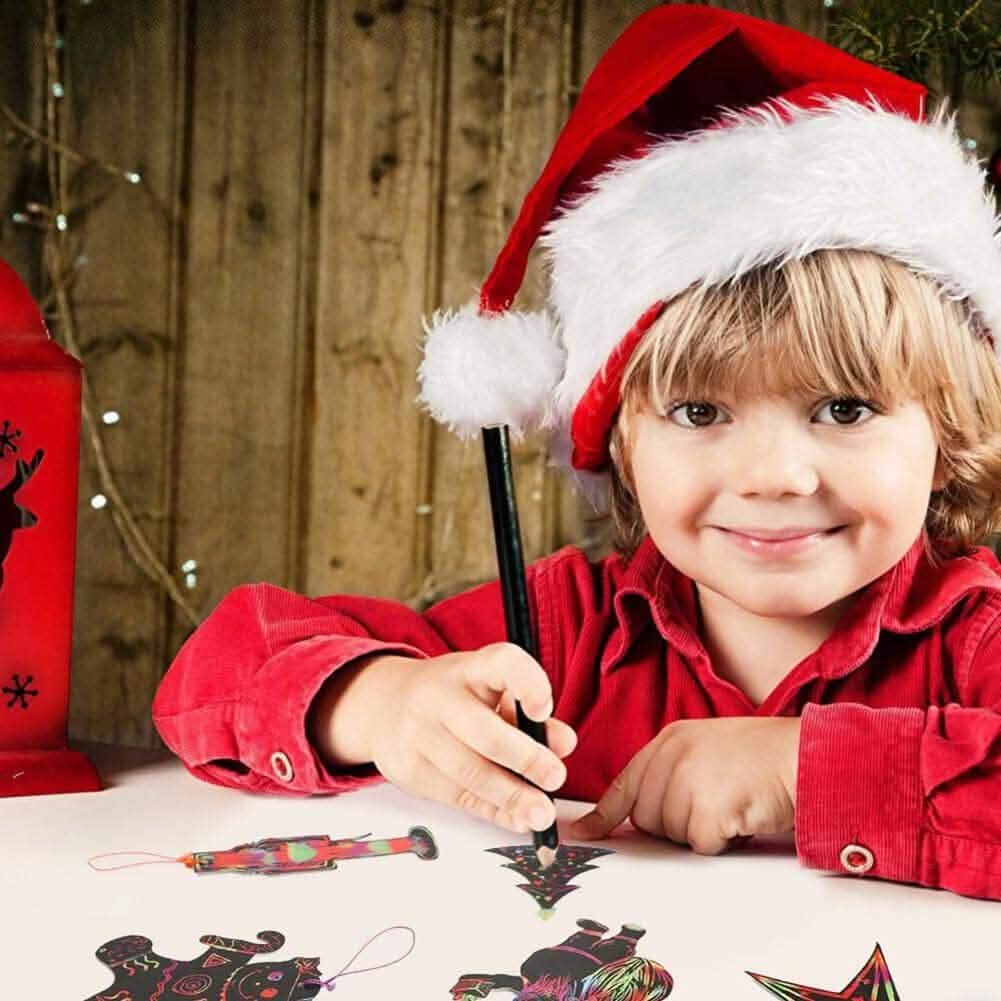 50-Pieces: Wooden Mini Christmas Tree Small Pendant DailySale