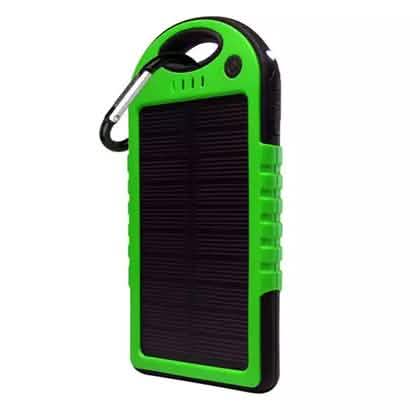 5,000mAh Water-Resistant Solar Smartphone Charger DailySale