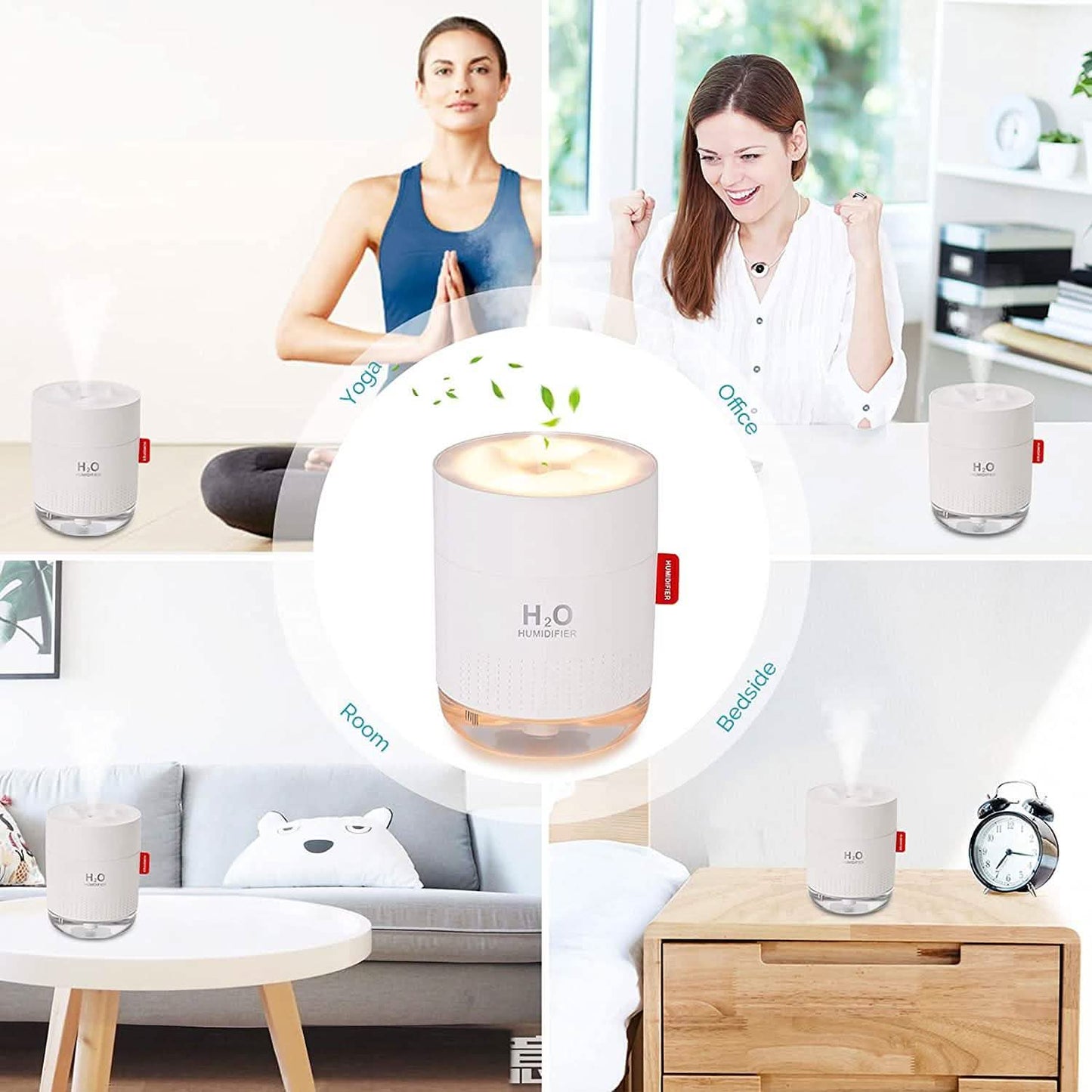 500ml Cool Mist Portable Mini Humidifier DailySale