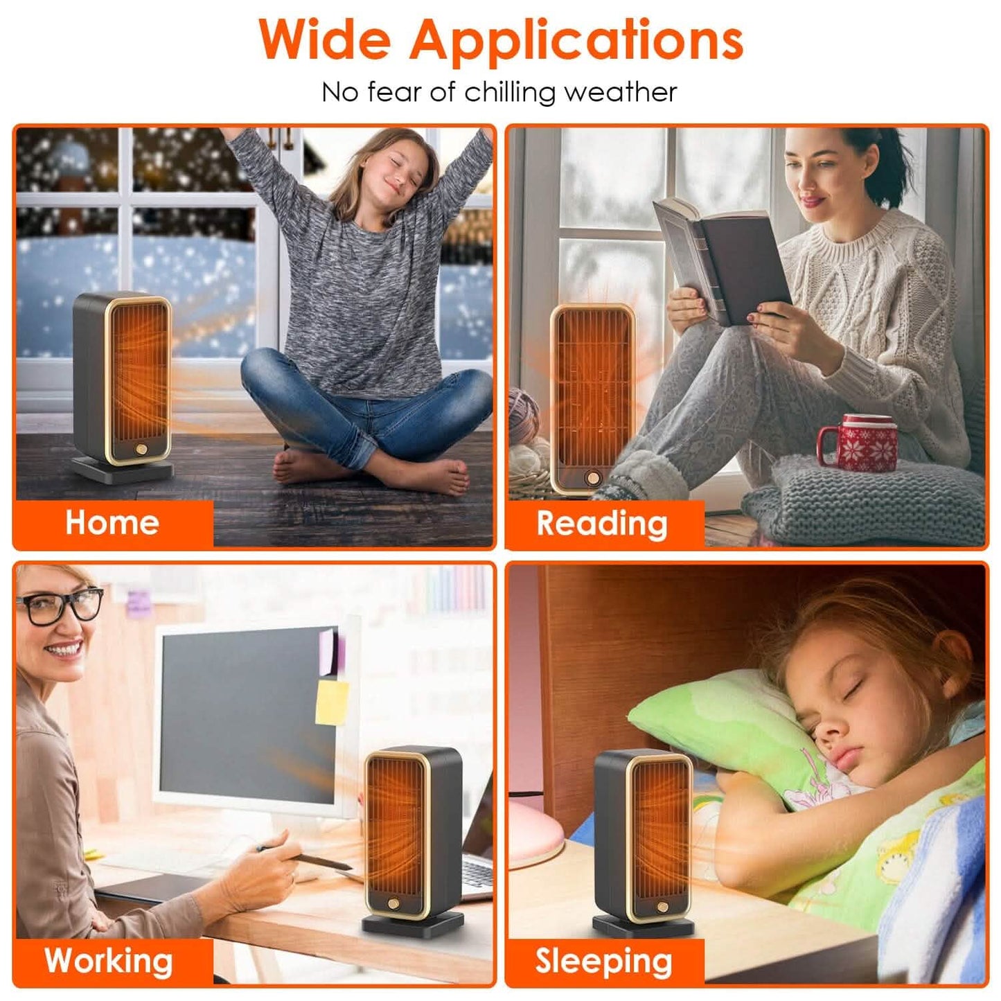 500W Portable Electric Heater DailySale