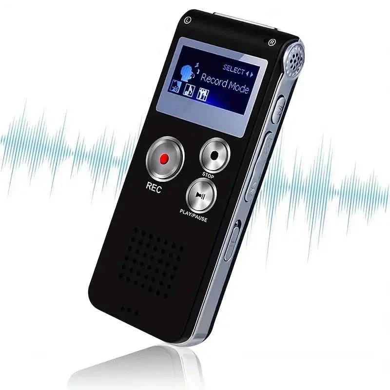 8GB Digital Voice Recorder & MP3 Player – Portable Audio for Meetings & Lectures DailySale