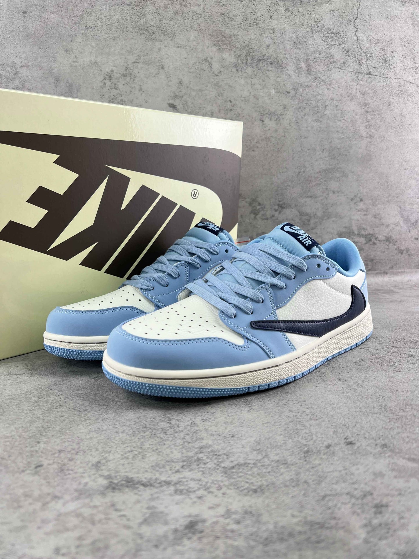 Custom Travis Scott x Air Jordan 1 DM7688 400 SneakerNational