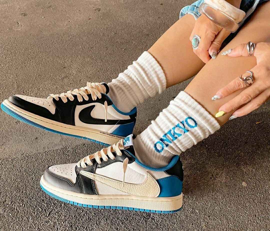 Custom Fragment x Travis Scott x Air Jordan 1 Low DM7866 140 SneakerNational