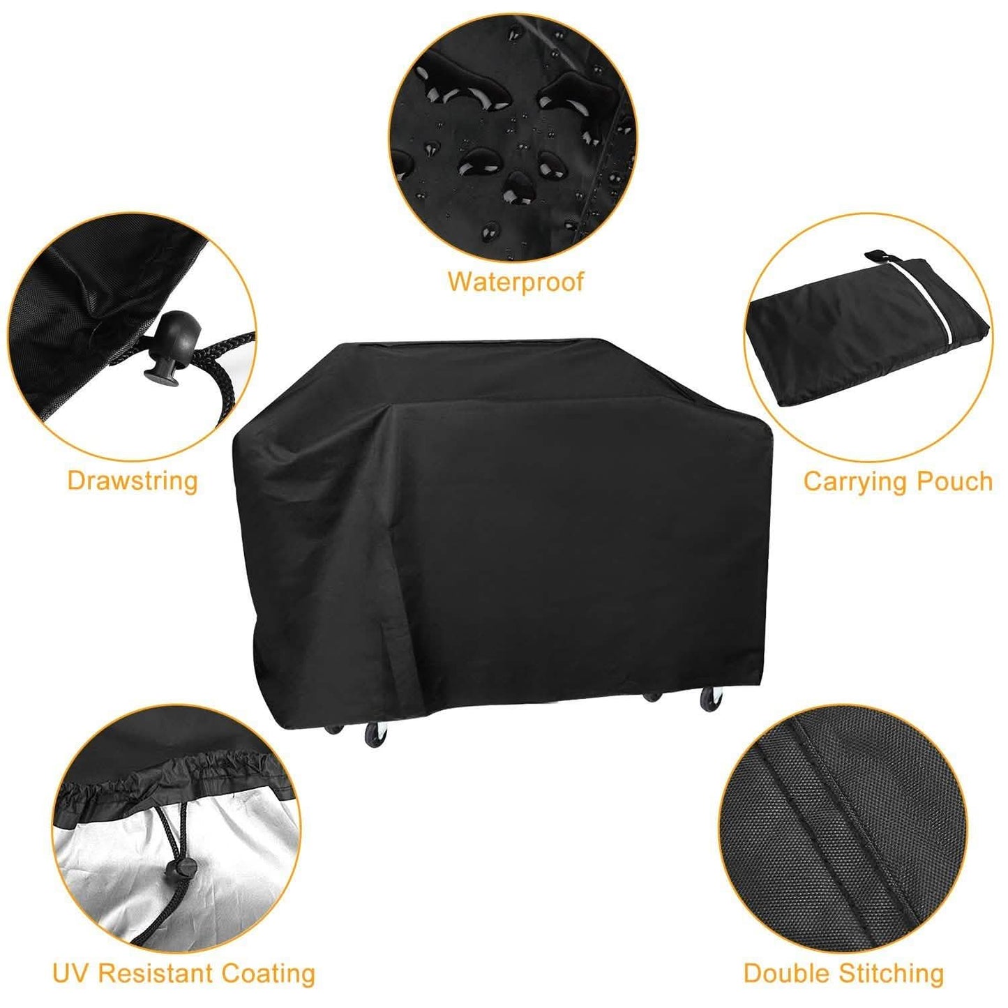 57-Inch Weather Resistant Barbecue Grill Cover DailySale