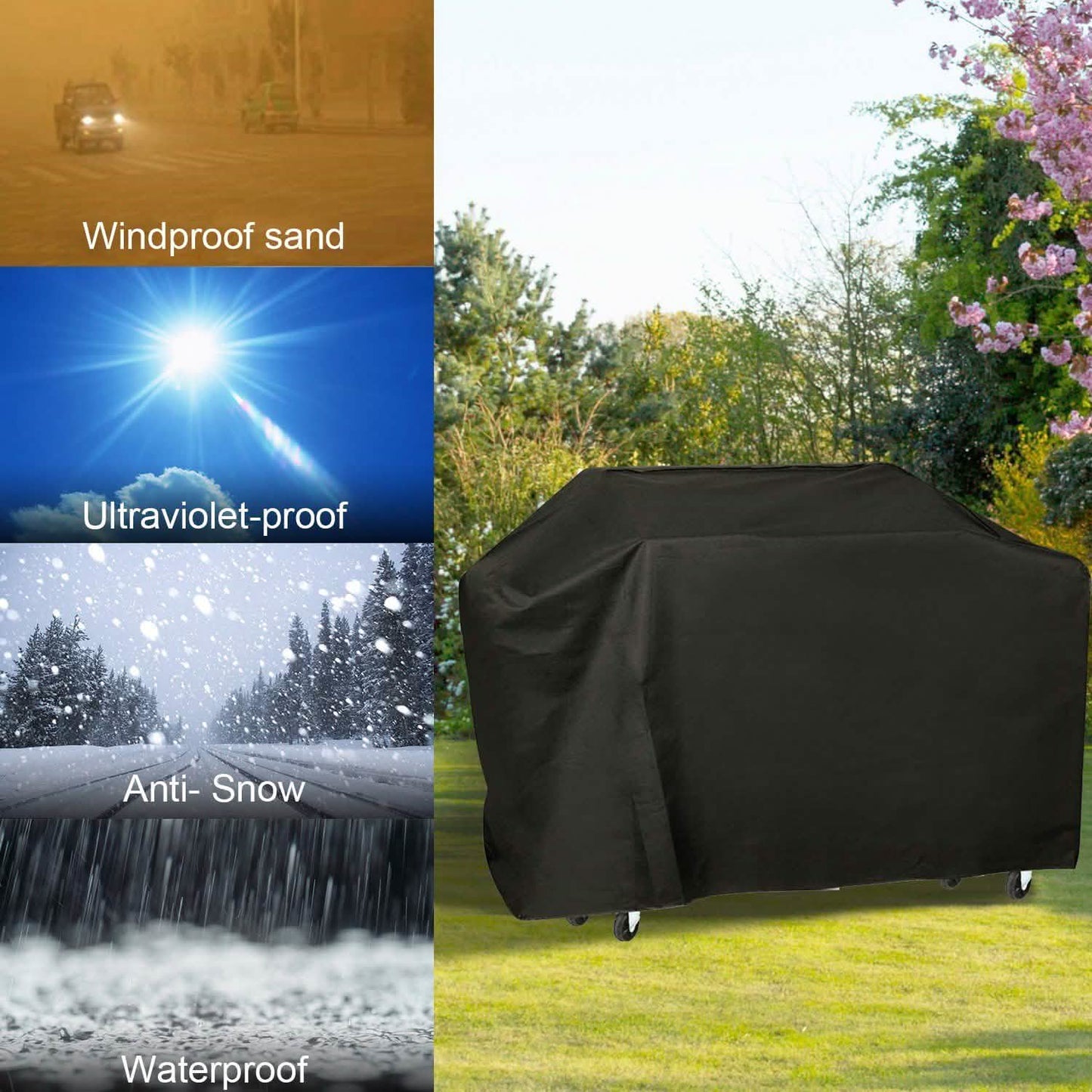 57-Inch Weather Resistant Barbecue Grill Cover DailySale