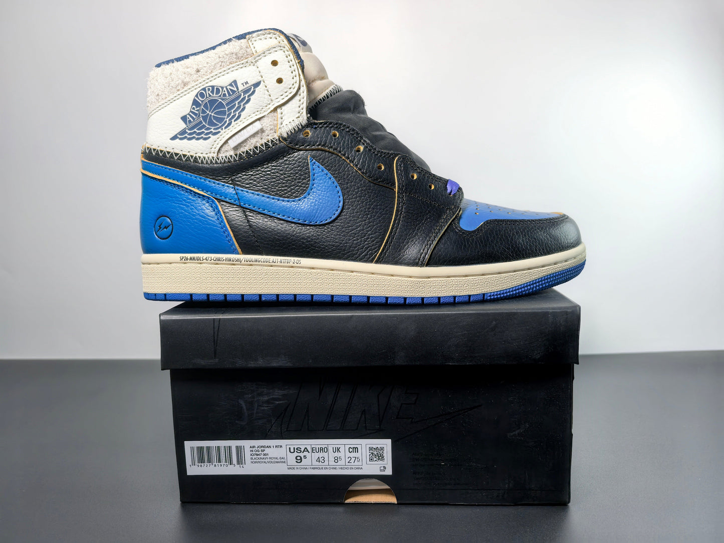 LUW Select: Fragment design x Union LA x Air Jordan 1 Retro High - Men’s Grails Luxury Urban Wear