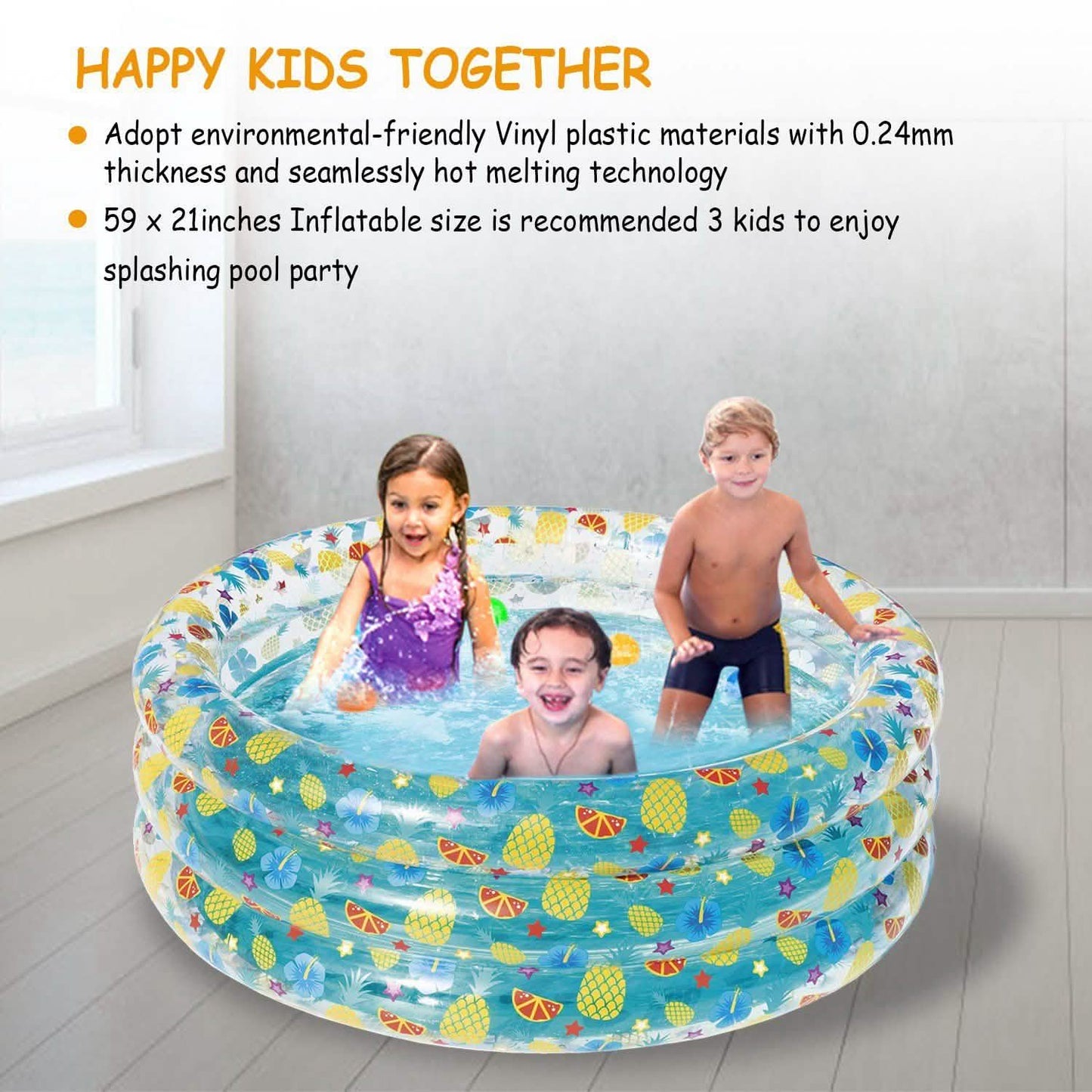59x21" Inflatable Swimming Pool DailySale