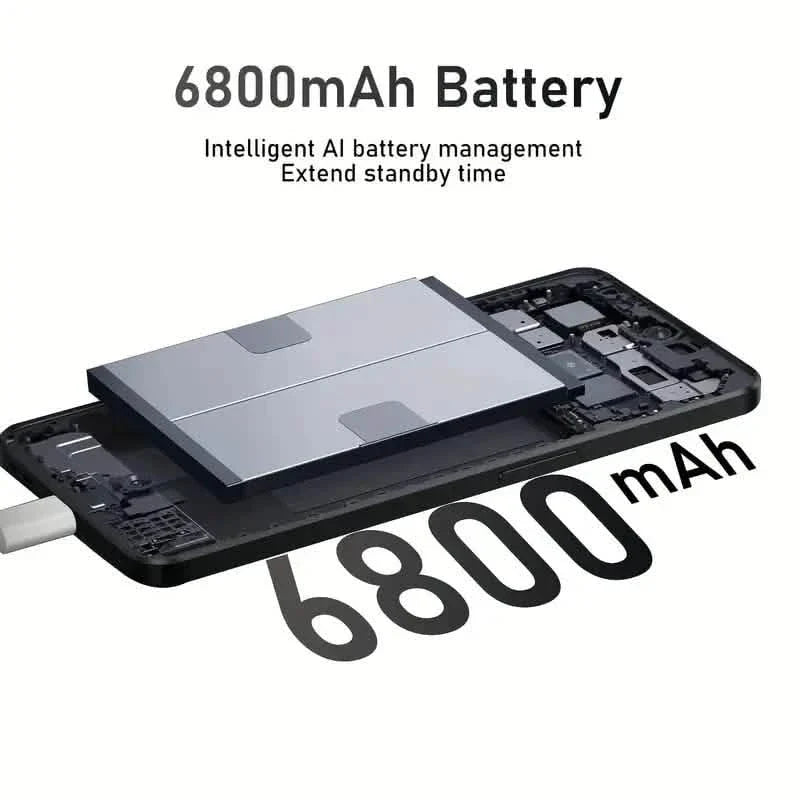 5G Mobile Unlocked Android 13 Smartphone, 4GB+128GB 6.8' Display, 48MP+108MP Camera/Video 6800mAh Battery/Dual SIM DailySale