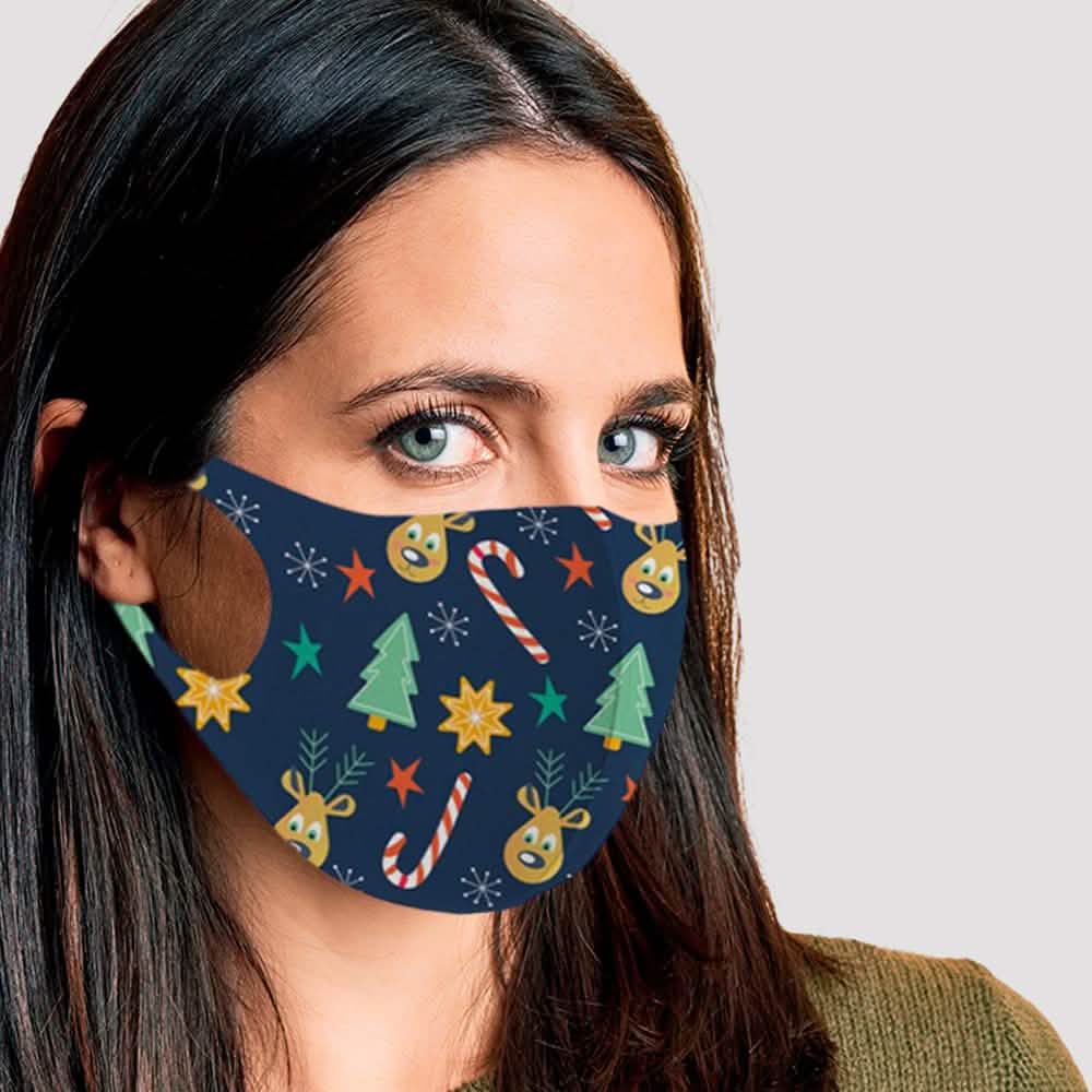 6-Pack: Fun Designed Holiday Themed Reusable Face Masks DailySale