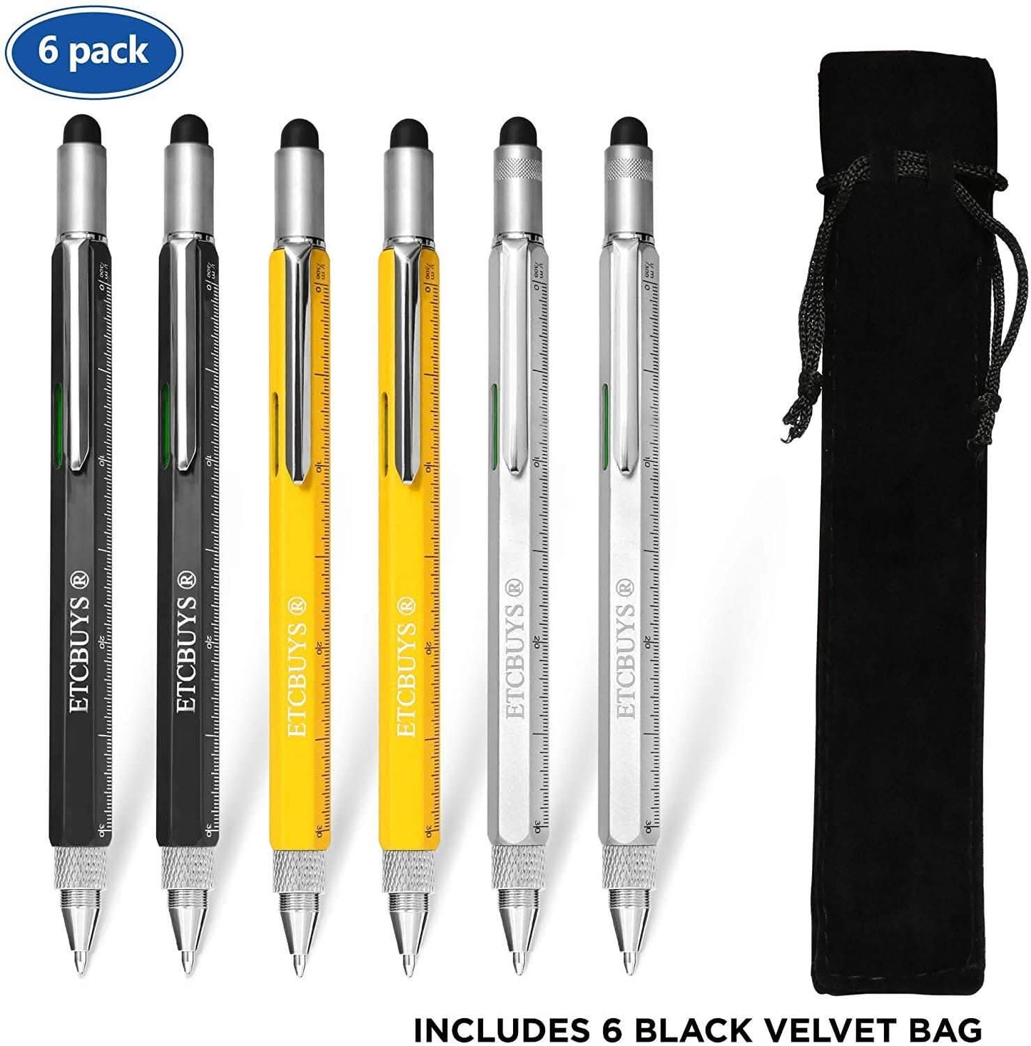 6-Pack: Multi-Tool Screwdriver Pen Pocket DailySale