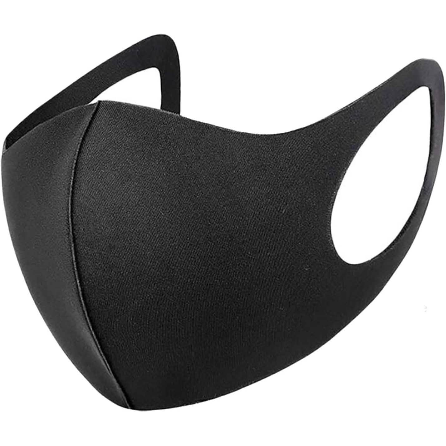 6-Pack: Reusable Washable Non-Medical Black Masks DailySale