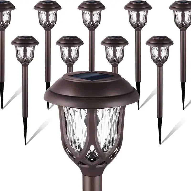6-Pack: Solar Powered Pathway Lights - Touch-Controlled, Waterproof, Detachable, Energy Efficient, and Wireless Solar Garden Stake Lights DailySale