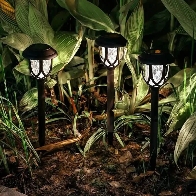 6-Pack: Solar Powered Pathway Lights - Touch-Controlled, Waterproof, Detachable, Energy Efficient, and Wireless Solar Garden Stake Lights DailySale
